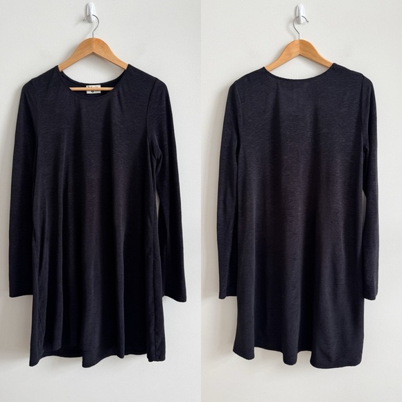 SHOW ME YOUR MUMU • Toby Tie-Waist Trapeze Dress in Ripple Black - Picture 2 of 8